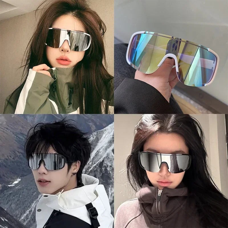 Nuevas gafas para exteriores, gafas para ciclismo, gafas para esquiar, gafas para montar en bicicleta de montaña, gafas de sol para hombres y mujeres, sombrilla antiultravioleta