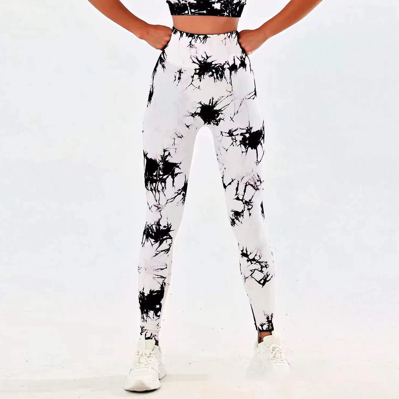 Pantalones de Yoga para mujer, mallas deportivas sin costuras de cintura alta, Push Up, mallas de entrenamiento para Fitness, ropa de gimnasio