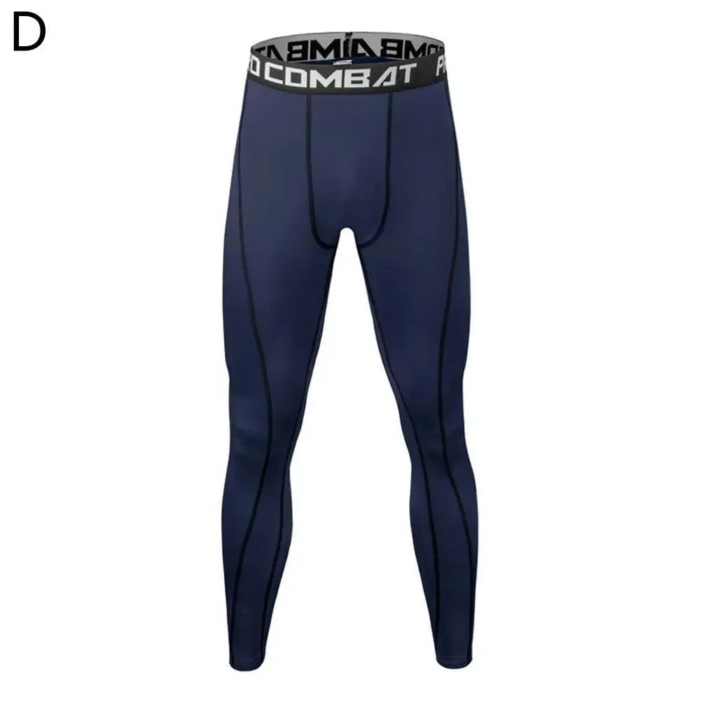 Gimnasio para hombre Fitness correr pantalones deportivos atletismo mallas ajustadas Joggings pantalones de compresión de Yoga ajustados pantalones de chándal de Lycra ajuste seco