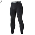 Gimnasio para hombre Fitness correr pantalones deportivos atletismo mallas ajustadas Joggings pantalones de compresión de Yoga ajustados pantalones de chándal de Lycra ajuste seco