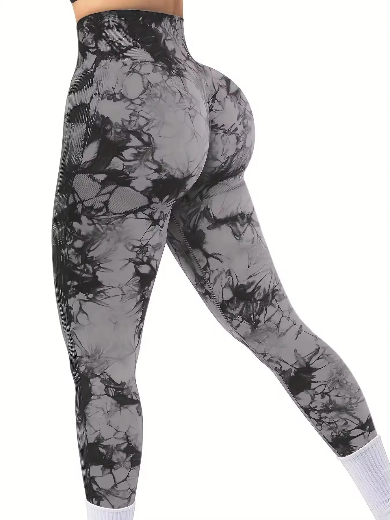 Pantalones de Yoga para mujer, mallas deportivas sin costuras de cintura alta, Push Up, mallas de entrenamiento para Fitness, ropa de gimnasio