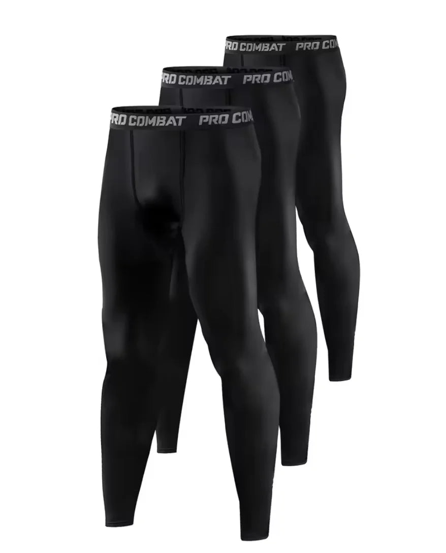 Gimnasio para hombre Fitness correr pantalones deportivos atletismo mallas ajustadas Joggings pantalones de compresión de Yoga ajustados pantalones de chándal de Lycra ajuste seco